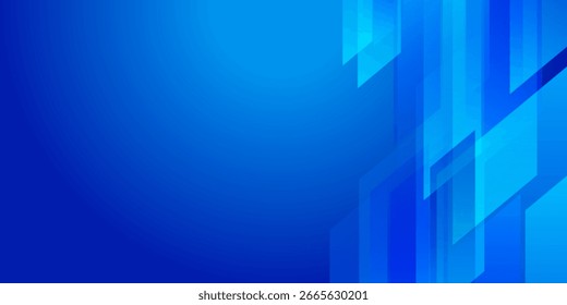 Modern abstract blue geometric background with dynamic shapes. Minimal polygon design, perfect for business, technology, and creative projects. EPS10 vector illustration.