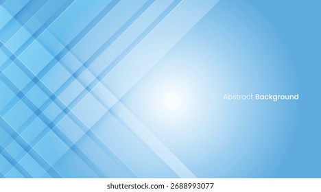 Fondo geométrico azul Abstractas moderno. Superposición de Formas triangulares, circulares y cuadradas con diseño de patrón de Tecnología de degradado suave.
