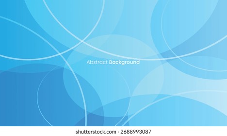 Fondo geométrico azul Abstractas moderno. Superposición de Formas triangulares, circulares y cuadradas con diseño de patrón de Tecnología de degradado suave.