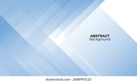 Modern Abstract Blue Geometric Background. Overlapping Triangle, Circle, and Square Shapes with Smooth Gradient Technology Pattern Design.