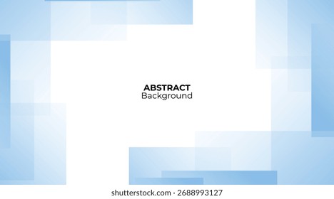 Moderner abstrakter blauer geometrischer Hintergrund. Überlappende Dreieck-, Kreis- und Vierkantformen mit Muster für die Gradientententechnologie.