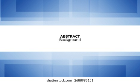 Fondo geométrico azul Abstractas moderno. Superposición de Formas triangulares, circulares y cuadradas con diseño de patrón de Tecnología de degradado suave.