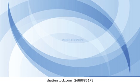 Fundo Geométrico Azul Abstrato Moderno. Sobreposição de formas de triângulo, círculo e quadrado com design de padrão de tecnologia de gradiente suave.