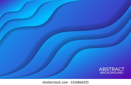 Modern abstract blue gradient background