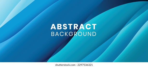 Modern Abstract Blue Gradient Colorful Background
