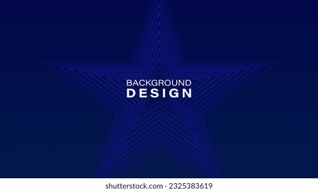 Modern abstract blue gradient star lines banner background. Shiny star lines design elements. Glowing garis star efek. Futuristic technology concept. Vector illustration