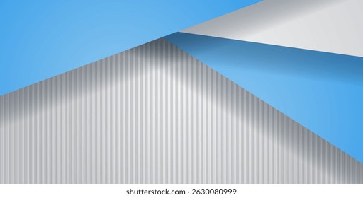 modern abstract blue gray color with geometric rectangle texture overlap layers background. eps10 vector