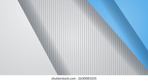 modern abstract blue gray color with geometric rectangle texture overlap layers background. eps10 vector
