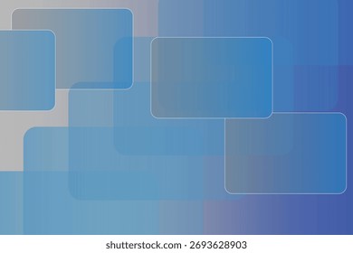 Fondo degradado azul y gris Abstractas moderno con rectángulos translúcidos