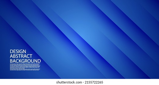 Azul abstracto moderno con fondo degradado de líneas. patrón sencillo para mostrar el cartel de fondo de pantalla de la plantilla de producto y sitio web. Vector Eps10