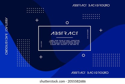 fondo moderno y abstracto de líquido azul. el diseño de elementos geométricos con textura dinámica se puede usar en afiches, banners, web y más.