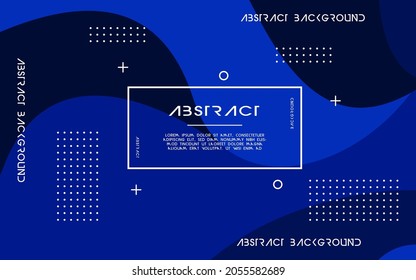 modern abstract blue liquid background. dynamic textured geometric elements design .can be used on posters, banners, web, and any more.