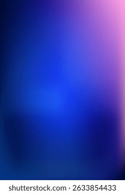 Modern abstract blue and pink gradient color pastel blur effect dark background