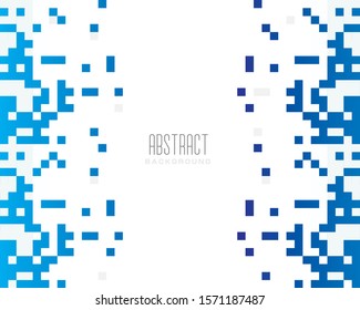 Modern Abstract Blue Pixel Background 