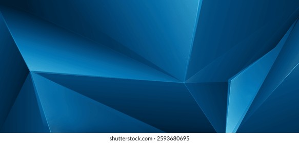 Modern abstract blue polygon elegant background vector illustration. digital Innovation tech background