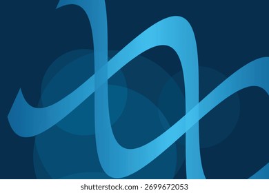 Modern abstract blue swirls create a dynamic, flowing background suitable for technology and science themes.
