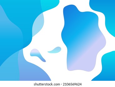 Modern abstract blue wave background