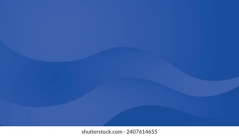 Modern  Abstract blue wavy background