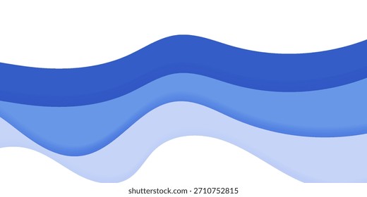 Fondo ondulado azul Abstractas moderno de las capas. Traje para el Anuncio, el Web, el folleto, el panfleto y la presentación