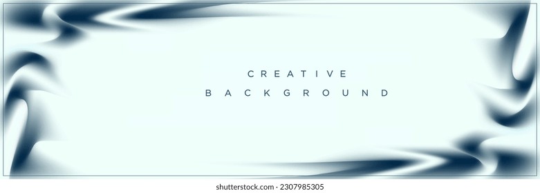 Diseño de fondo de banner con degradado azul abstracto moderno