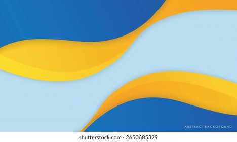 Fondo colorido abstracto moderno azul y amarillo degradado