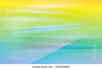 Modern abstract blue yellow light technology background vector