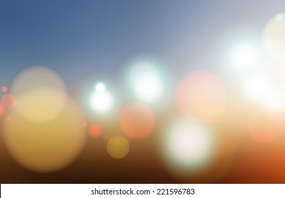 Modern abstract blur circular bokeh light beautiful backgrounds.  Elements for your graphic design, banner, website or presentation. Vector illustration  
