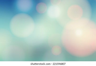 Modern abstract blur circular bokeh light beautiful backgrounds.  Elements for your graphic design, banner, website or presentation. Vector illustration  
 