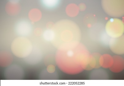 Modern abstract blur circular bokeh light beautiful backgrounds.  Elements for your graphic design, banner, website or presentation. Vector illustration  
