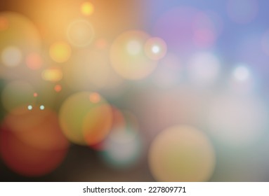 Modern abstract blur circular bokeh light beautiful backgrounds.  Elements for your graphic design, banner, website or presentation. Vector illustration  
