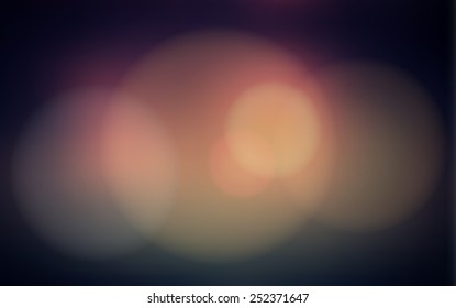 Modern abstract blur circular bokeh light beautiful backgrounds.  Elements for your graphic design, banner, website or presentation. Vector illustration  
 