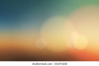 Modern abstract blur circular bokeh light beautiful backgrounds.  Elements for your graphic design, banner, website or presentation. Vector illustration  
