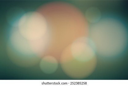 Modern abstract blur circular bokeh light beautiful backgrounds.  Elements for your graphic design, banner, website or presentation. Vector illustration  
