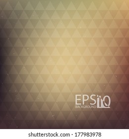 Modern abstract blurry, triangle background.