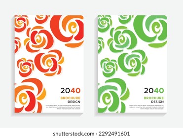Modern Abstract Book cover design template in A4 size, Annual report, Brochure design, Simple pattern, Flyer promotion, Presentation cover, Vector illustration.