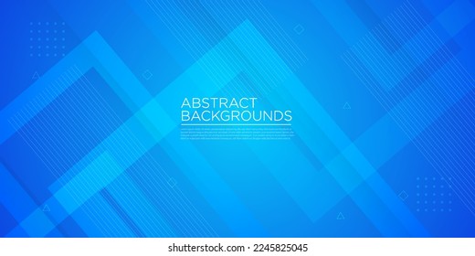 Modern abstract bright blue background with geometric square shapes compotition.colorful blue design. simple elegant concept. Eps10 vector