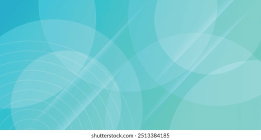 Modern abstract bright blue green gradient illustration background with simple pattern. Cool design. Eps10 vector