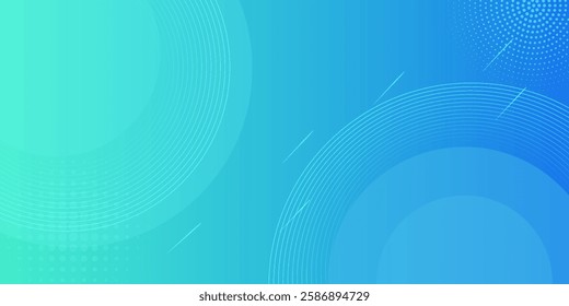 Modern abstract bright blue green gradient illustration background with simple pattern. Cool design. Eps10 vector