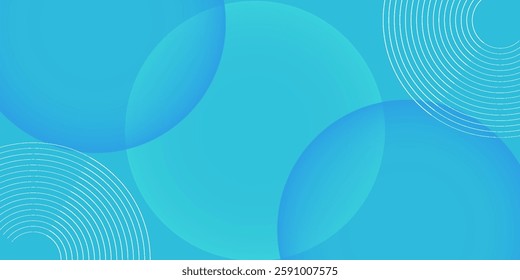 Modern abstract bright blue green gradient illustration background with simple pattern. Cool design. Eps10 vector