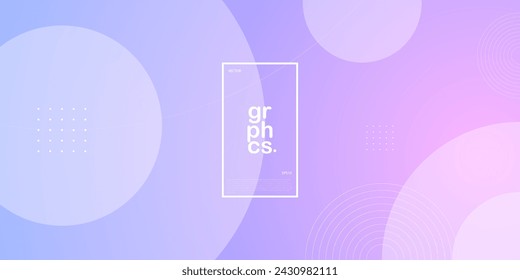 Modern abstract bright pink and purple gradient illustration background with simple pattern. Cool design. Eps10 vector