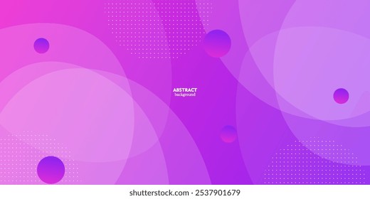 Modern abstract bright purple gradient wave liquid geometric background with liquid style gradient color. Suitable for banner, flyer. Eps10