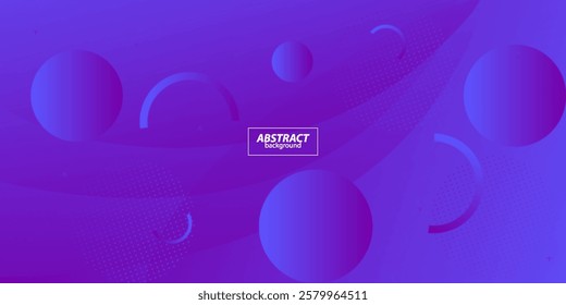 Modern abstract bright purple gradient wave liquid geometric background with liquid style gradient color. Suitable for banner, flyer, etc. Vector Eps10