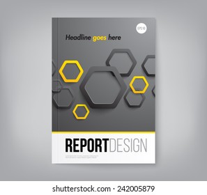Modern abstract brochure, flyer, report design, layout template. Clean style cover, cummunication, business. corporate