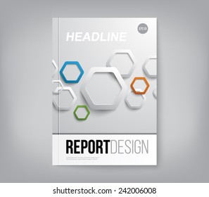 Modern abstract brochure, flyer, report design, layout template. Clean style cover, cummunication, business. corporate
