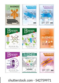 Modern abstract brochure, vector