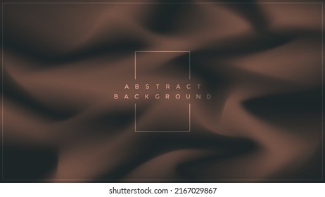 Diseño de fondo de fluido marrón abstracto moderno