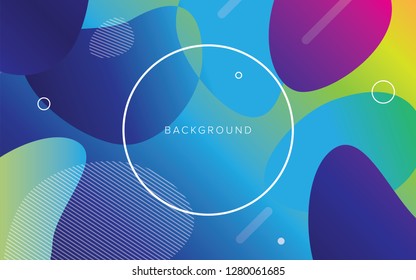 Modern Abstract Bubble Background 