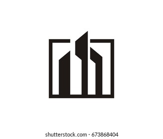 Modern Abstract Building logo vector