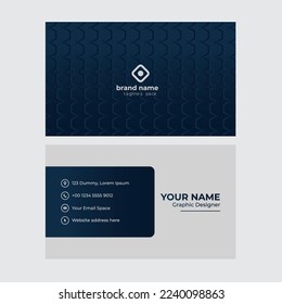 Modern Abstract Business Card Design 