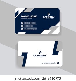 Modern Abstract Business Card Layout for Creative Professionals